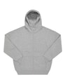 Heren Hoodie met Rits B&C Influence WG003 Sport Grey